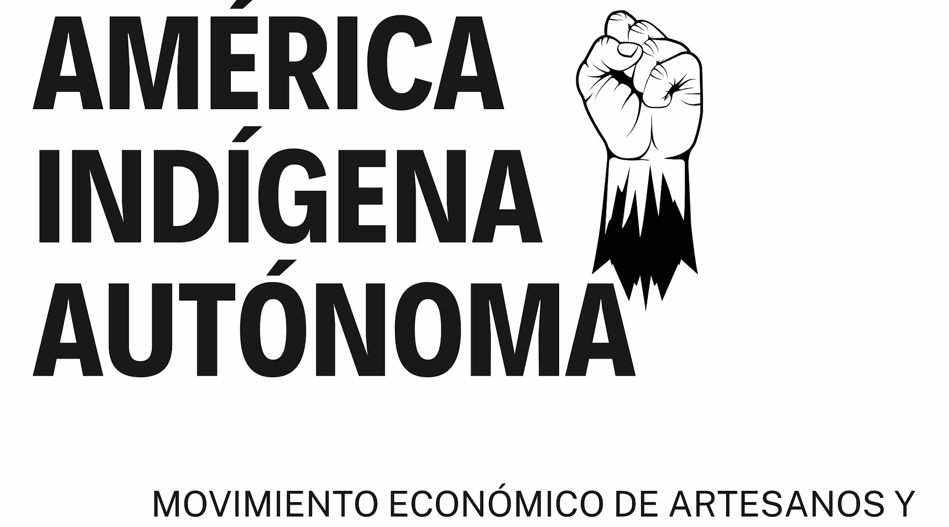 Símbolo de América indígena Autónoma